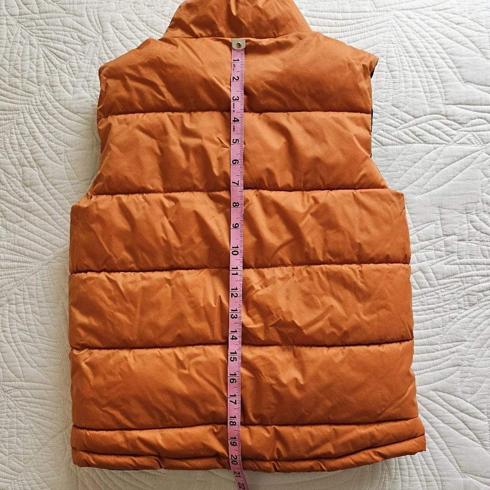 Gymboree Reversible Camo And Orange Puffer Vest Youth Size M 7/8